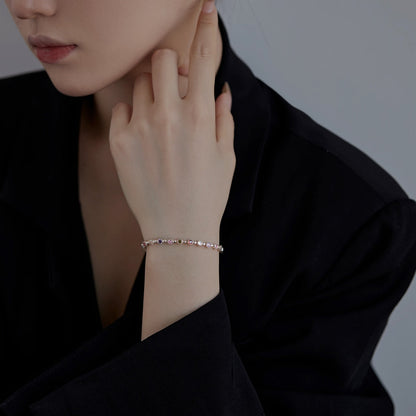 [Royal Jewelry]Sparkling Exquisite Round Cut Party Bracelet