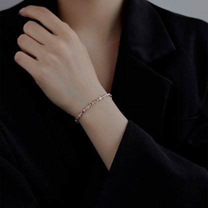 [Royal Jewelry]Sparkling Exquisite Round Cut Party Bracelet