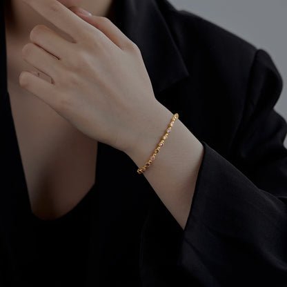 [Royal Jewelry]Sparkling Exquisite Round Cut Party Bracelet