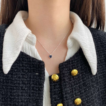 [Royal Jewelry]Ornate Heart Shape Necklace