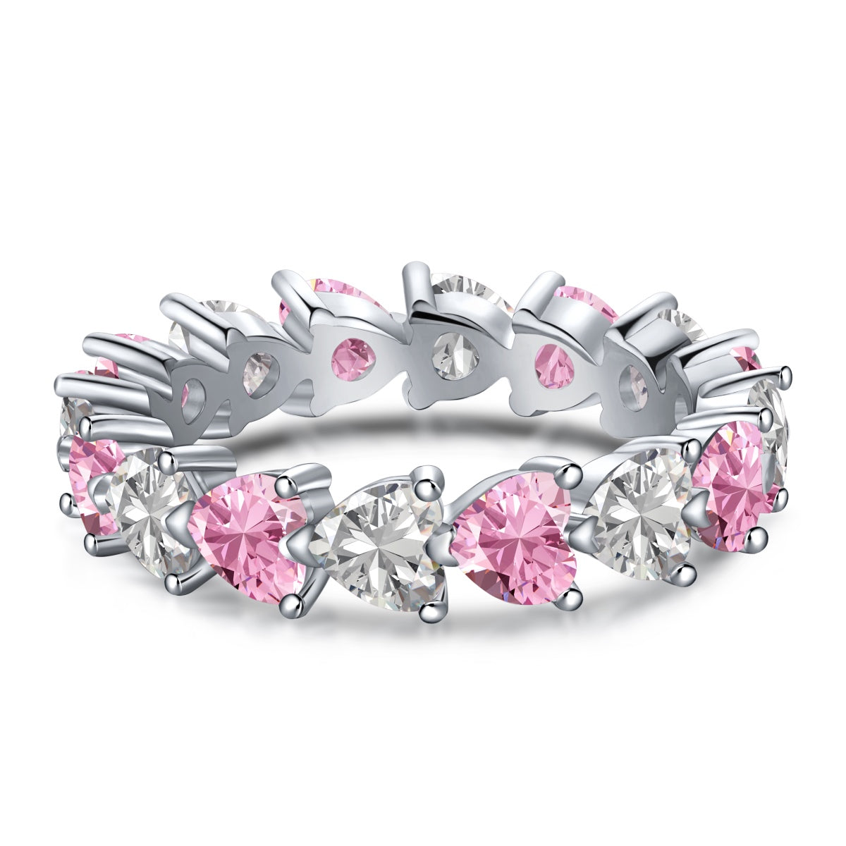 [Royal Jewelry]0.25 Carat Radiant Romance Heart Cut Lover Ring