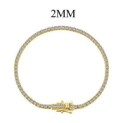 [Royal Jewelry]Radiant Colorful Round Cut Party Bracelet