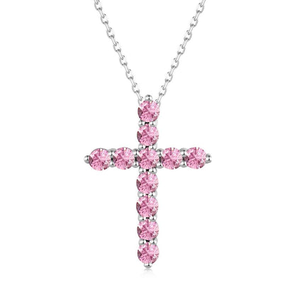 [Royal Jewelry]Unique Cross Shape Necklace