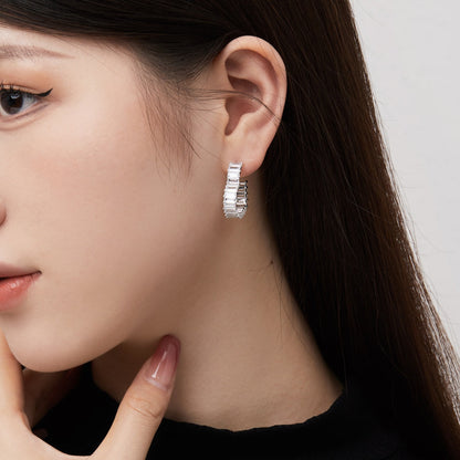 [Royal Jewelry]Radiant Heart Cutout Earrings