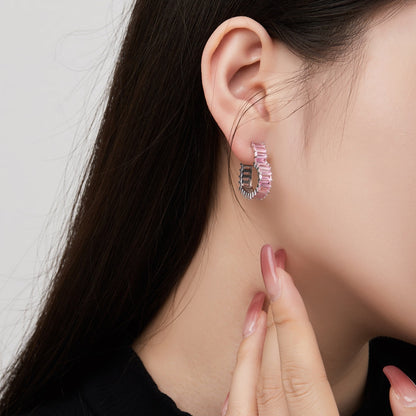 [Royal Jewelry]Radiant Heart Cutout Earrings