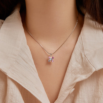 [Royal Jewelry]Gorgeous Multi Colorful Necklace