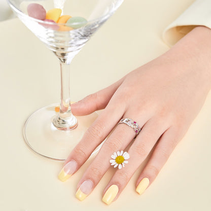 [Royal Jewelry]Sparkling Vibrant Emerald Cut Daily Ring