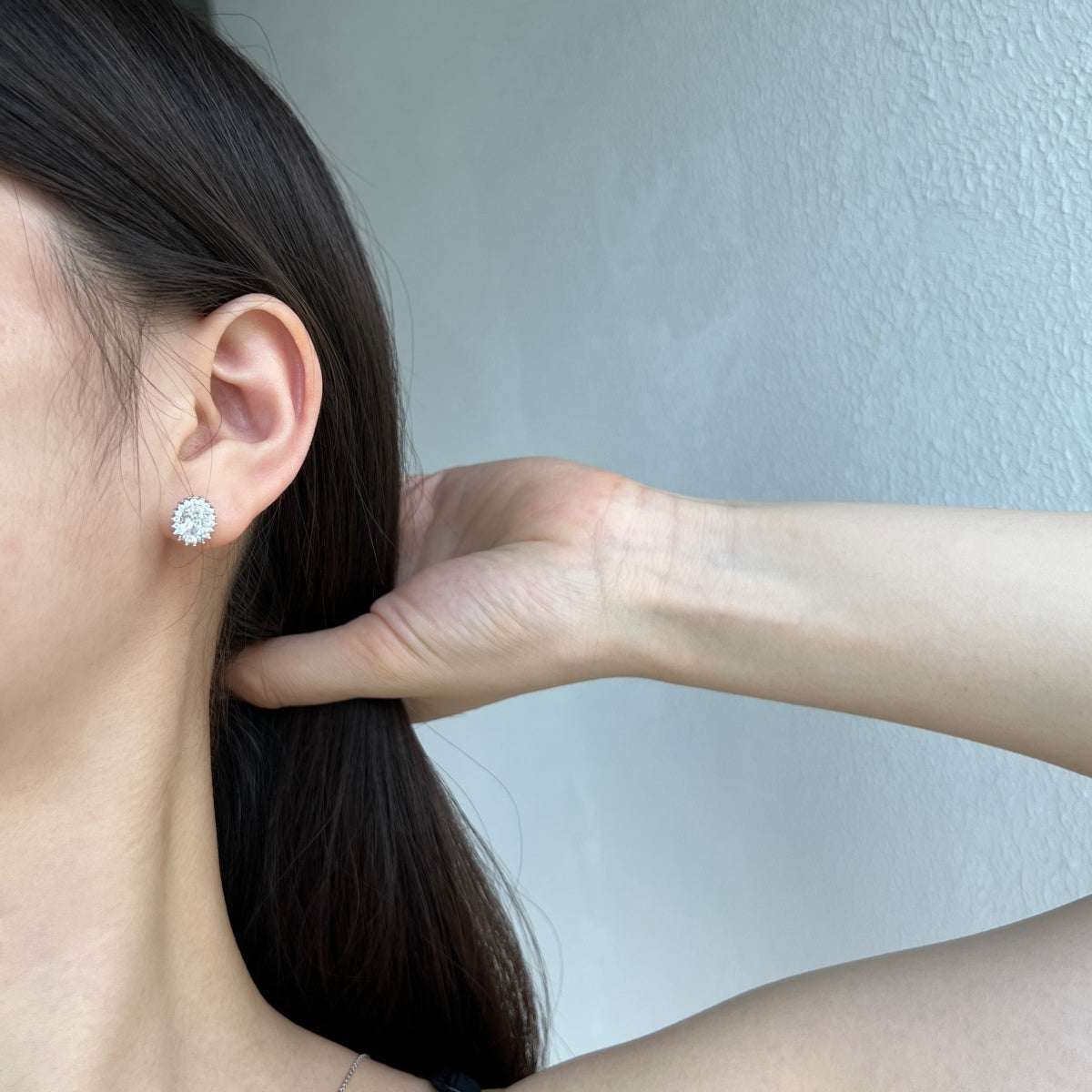 [Royal Jewelry]Delicate Radiant Oval Cut Daily Earrings