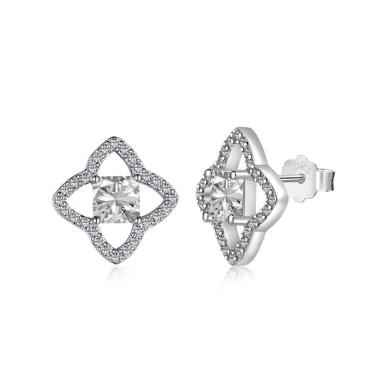 [Royal Jewelry]Elegant Star Shape Princess Cut Daily Earrings