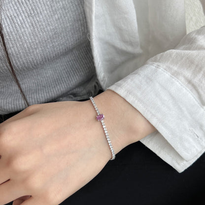 [Royal Jewelry]0.75 Carat Exquisite Oval Cut Daily Bracelet