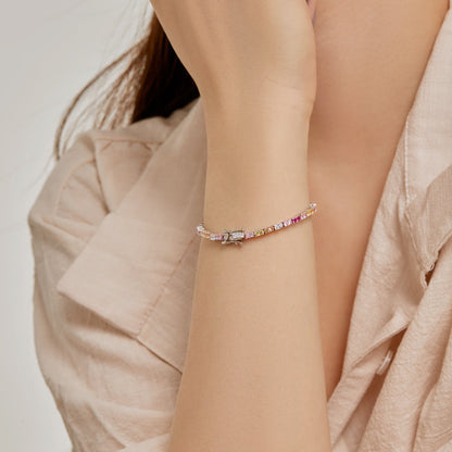 [Royal Jewelry]Delicate Romantic Heart Shape Lover Bracelet