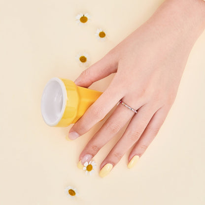 [Royal Jewelry]Charming Colorful Round Cut Daily Ring