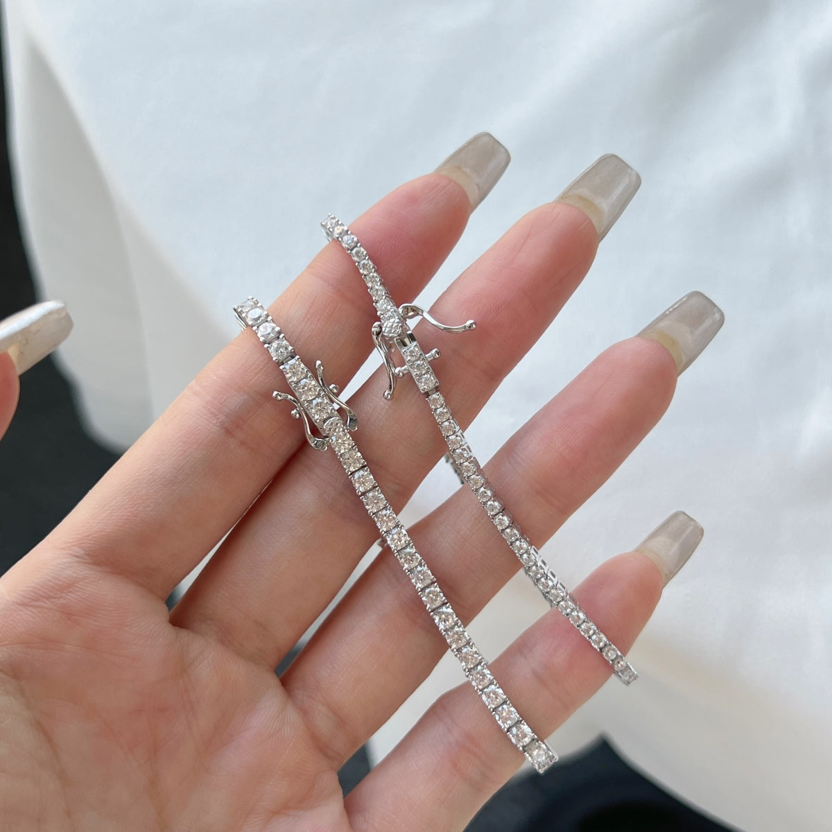 [Royal Jewelry]Dazzling Exquisite Round Cut Daily Bracelet