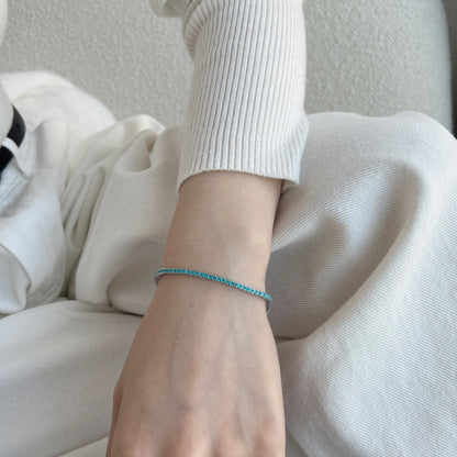 [Royal Jewelry]Dazzling Exquisite Round Cut Daily Bracelet