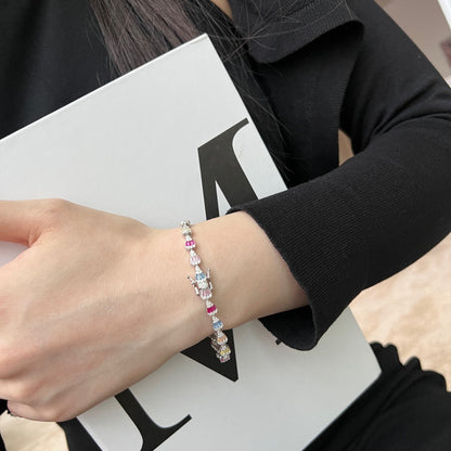 [Royal Jewelry]Radiant Water Drop Shape Daily Bracelet