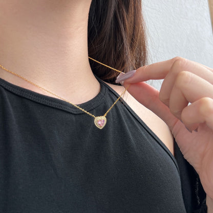 [Royal Jewelry]Exquisite Heart Shape Necklace