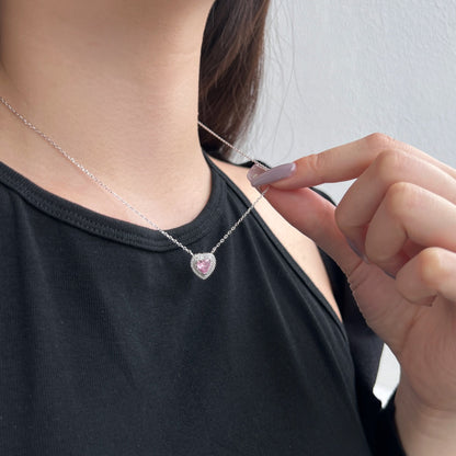 [Royal Jewelry]Exquisite Heart Shape Necklace