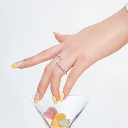 [Royal Jewelry]Dainty Ebullient Round Cut Daily Ring