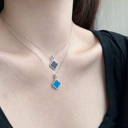 [Royal Jewelry]Dainty Flower Shape Necklace