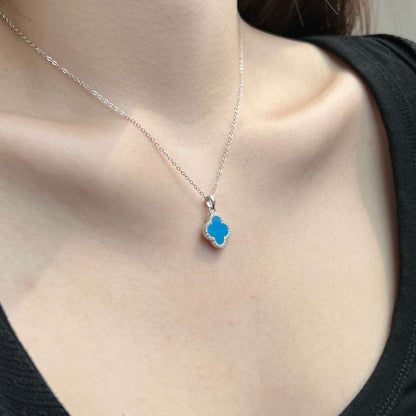 [Royal Jewelry]Dainty Flower Shape Necklace