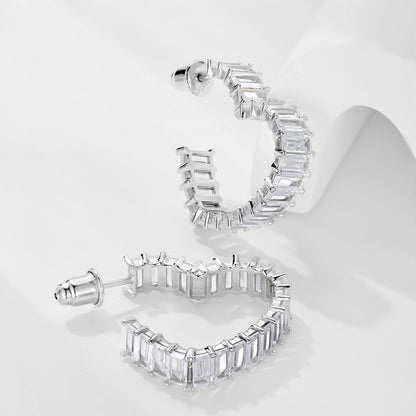 [Royal Jewelry]Radiant Heart Cutout Earrings