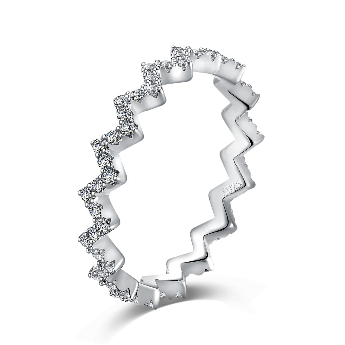 [Royal Jewelry]Delicate Enchanting Wave Shape Daily Ring