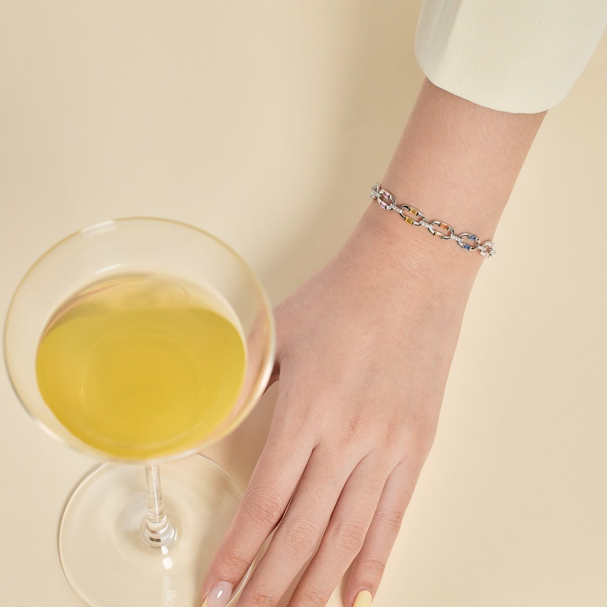 [Royal Jewelry]Dazzling Colorful Daily Bracelet