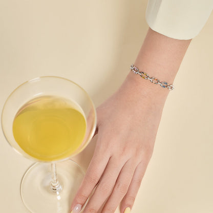 [Royal Jewelry]Dazzling Colorful Daily Bracelet
