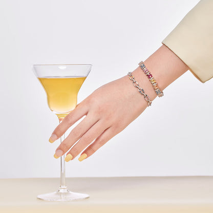 [Royal Jewelry]Dazzling Colorful Daily Bracelet