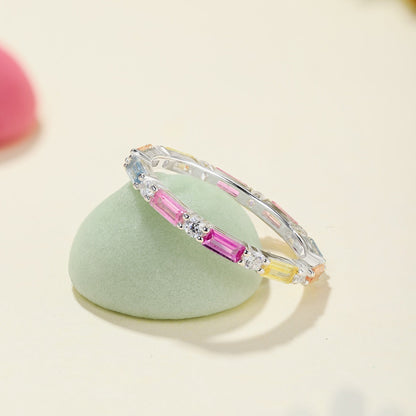[Royal Jewelry]Lively In Shades Elegant Radiant Cut Daily Ring