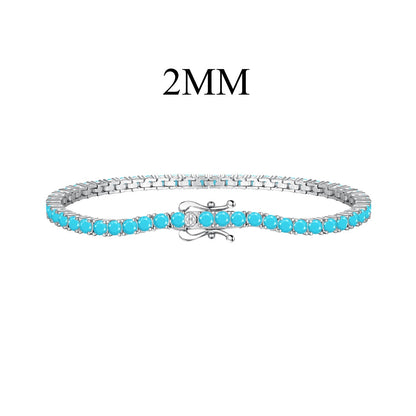 [Royal Jewelry]Dazzling Exquisite Round Cut Daily Bracelet