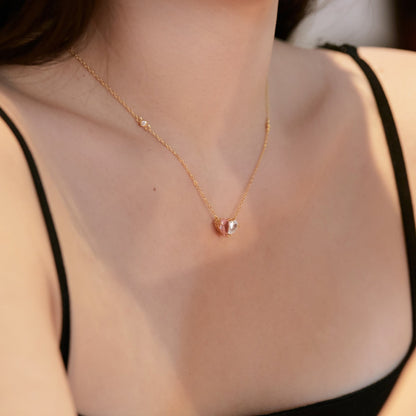 [Royal Jewelry]Unique Heart Shape Necklace