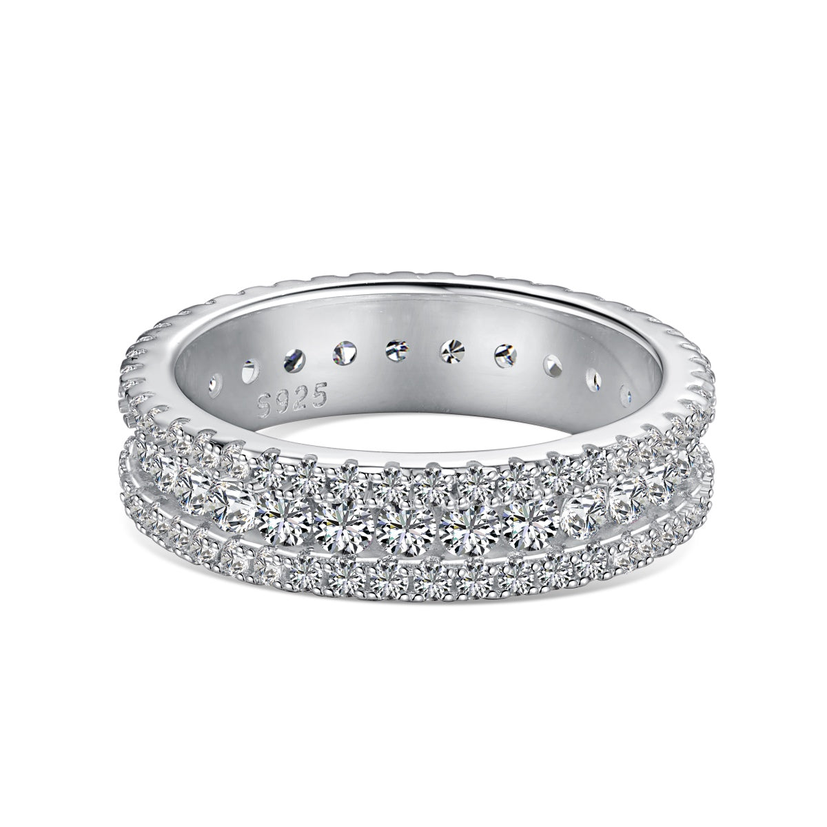 [Royal Jewelry]Delicate Colorful Round Cut Daily Ring
