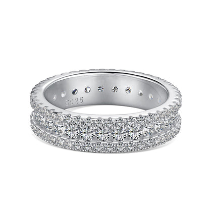 [Royal Jewelry]Delicate Colorful Round Cut Daily Ring