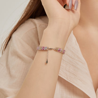 [Royal Jewelry]Dainty Radiant Emerald Cut Daily Bracelet
