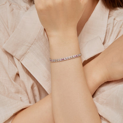 [Royal Jewelry]Delicate Colorful Multi Cut Daily Bracelet