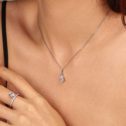 [Royal Jewelry]Delicate Water Drop Shape Fashion Necklace