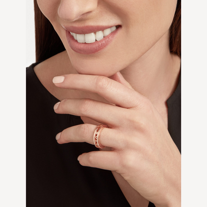 [Royal Jewelry]ZERO 1 ONE-BAND WITH OPENWORK LOGO SPIRAL RING