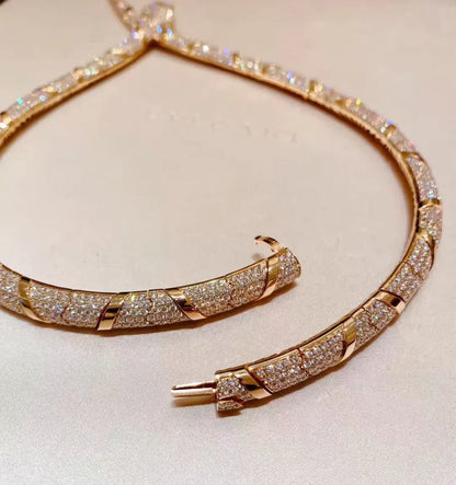 [Royal Jewelry]HAUTE COUTURE GOLD SERPENTI NECKLACE