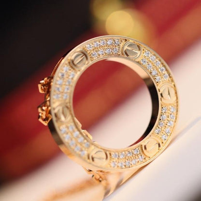 [Royal Jewelry]LOVE NECKLACE ADJUSTABLE ROSE GOLD
