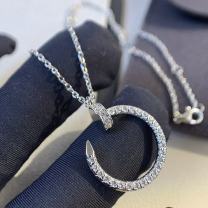 [Royal Jewelry]JUSTE NECKLACE SILVER DIAMONDS