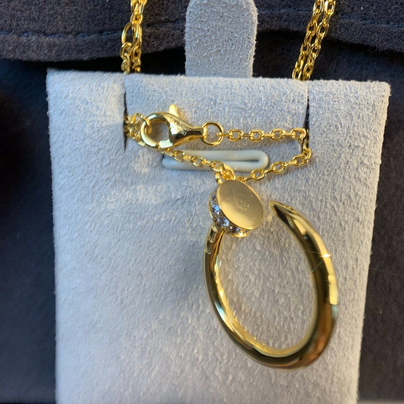 [Royal Jewelry]JUSTE NECKLACE GOLD DIAMONDS