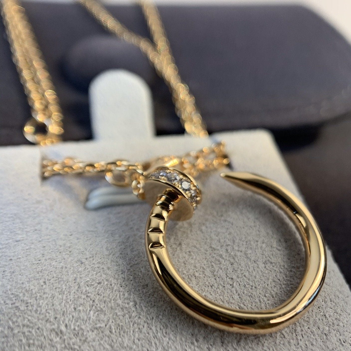 [Royal Jewelry]JUSTE NECKLACE PINK GOLD DIAMONDS