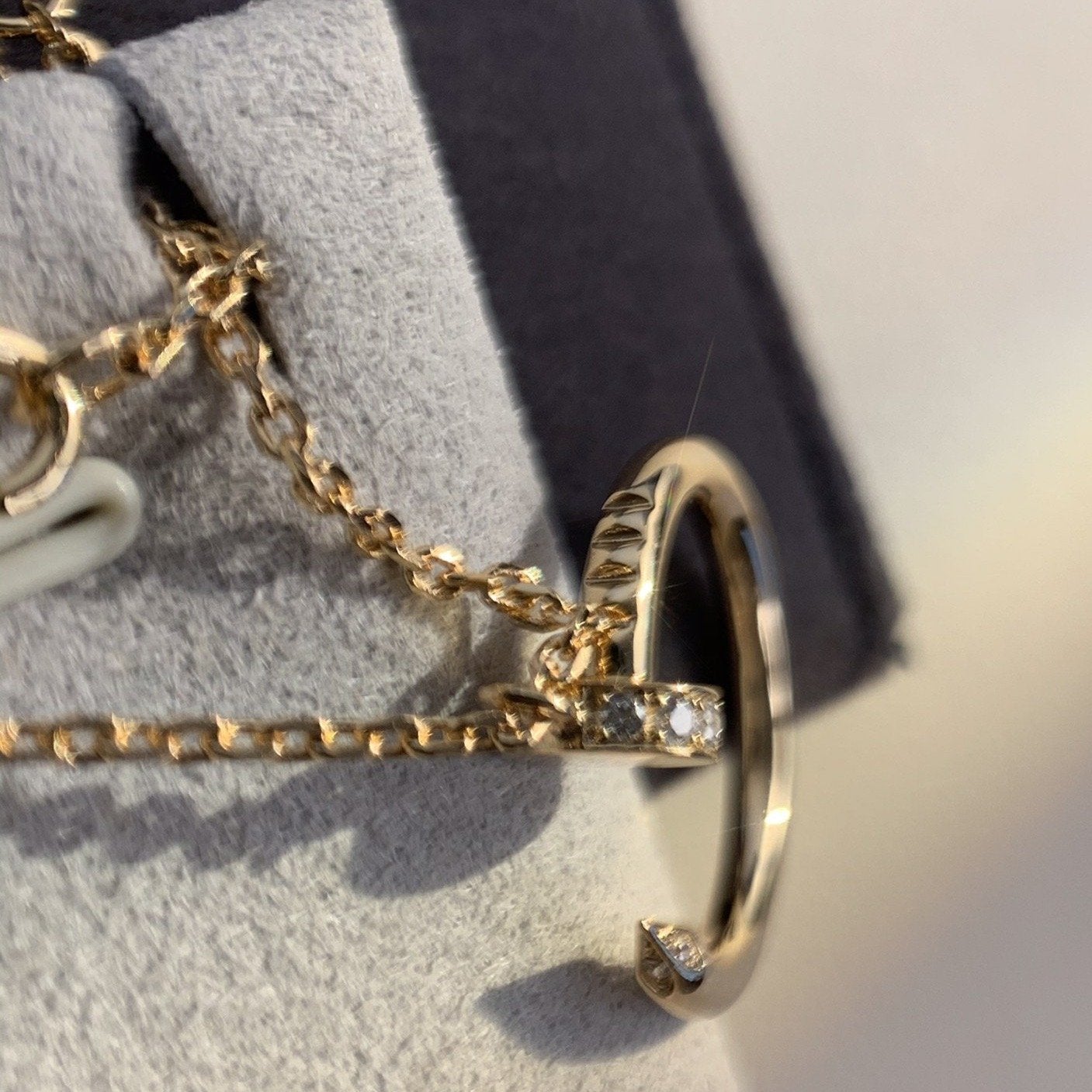[Royal Jewelry]JUSTE NECKLACE PINK GOLD