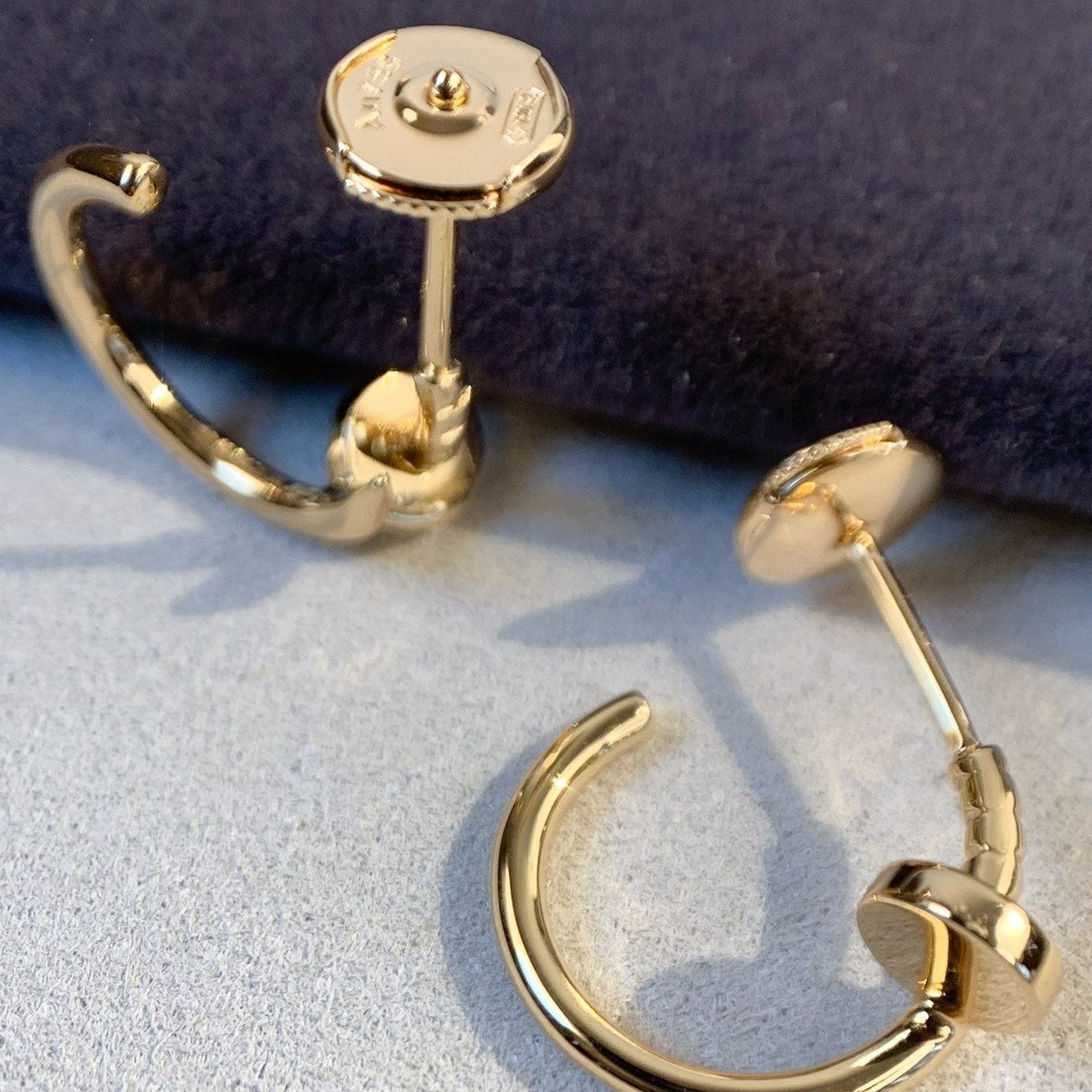 [Royal Jewelry]JUSTE EARRINGS PINK GOLD