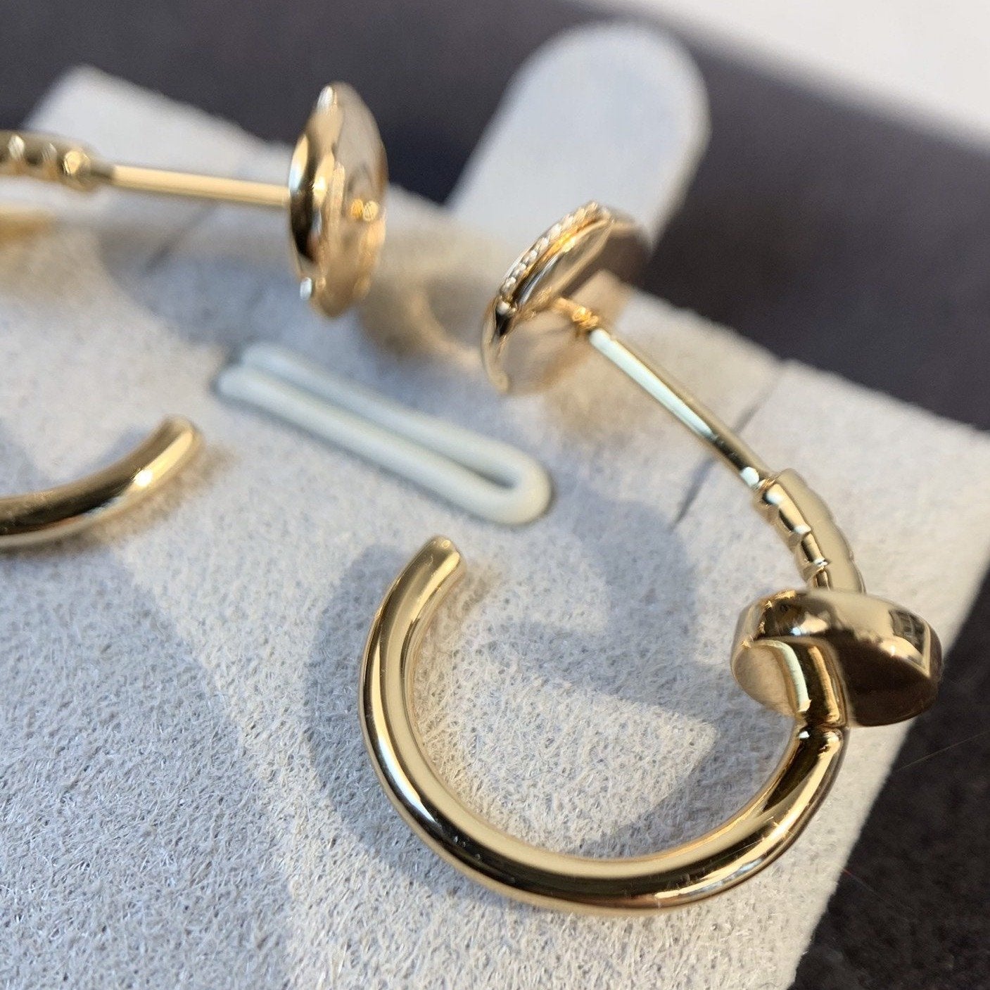 [Royal Jewelry]JUSTE EARRINGS PINK GOLD