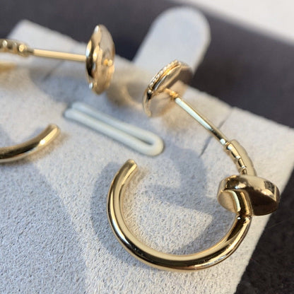 [Royal Jewelry]JUSTE EARRINGS PINK GOLD