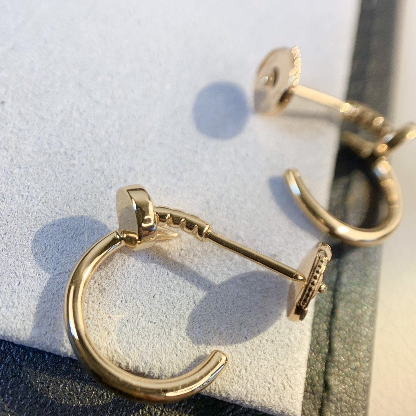 [Royal Jewelry]JUSTE EARRINGS PINK GOLD
