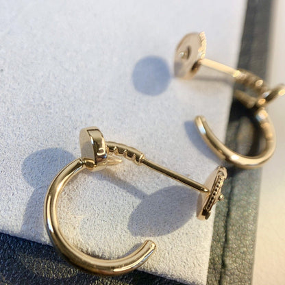 [Royal Jewelry]JUSTE EARRINGS PINK GOLD