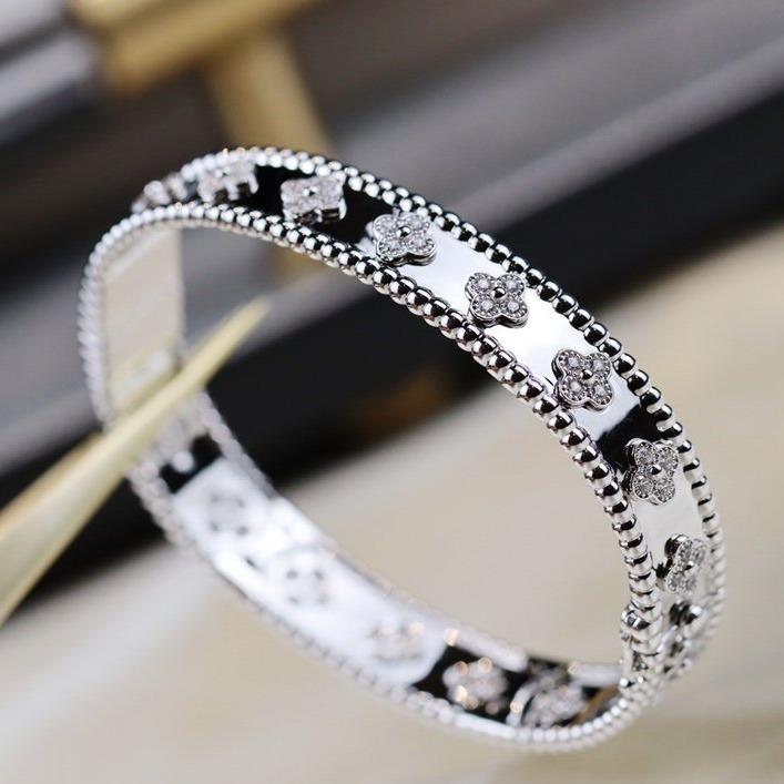 [Royal Jewelry]CLOVER BRACELET 8MM DIAMONDS